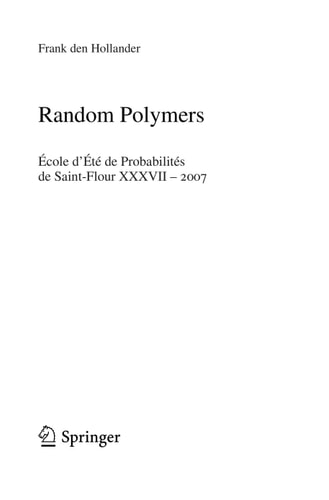 Random Polymers