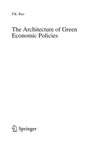 The Architecture of Green Economic Policies