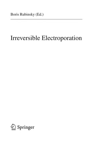 Irreversible Electroporation