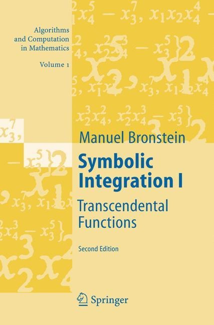 Symbolic Integration I: Transcendental Functions