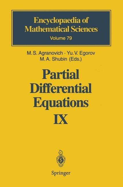 Partial Differential Equations IX: Elliptic Boundary Value Problems