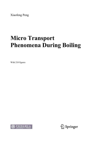 Micro Transport Phenomena During Boiling