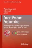 Smart Product Engineering: Proceedings of the 23rd CIRP Design Conference, Bochum, Germany, March 11th - 13th, 2013