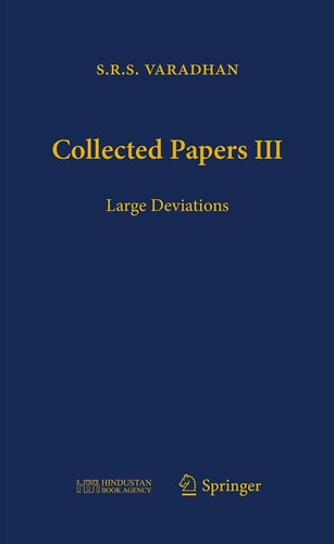Collected Papers III Large Deviations
