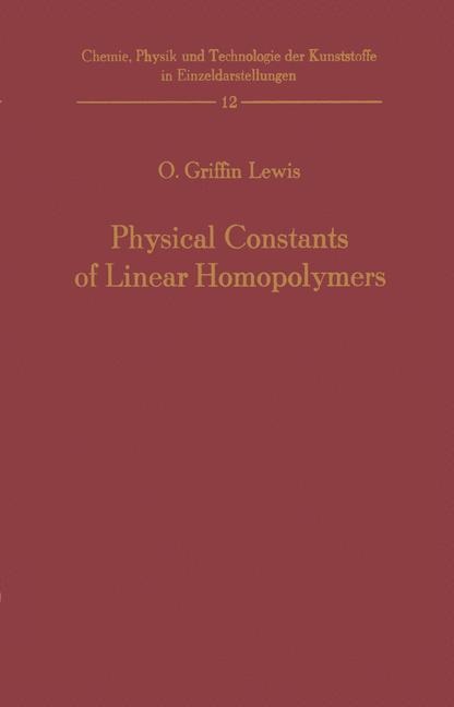 Physical Constants of Linear Homopolymers