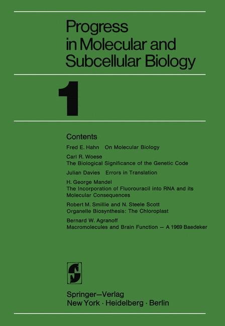 Progress in Molecular and Subcellular Biology