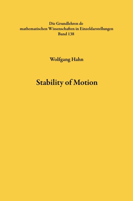 Stability of Motion