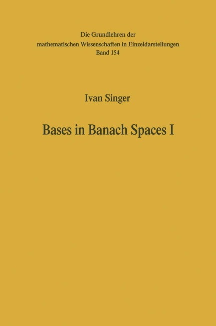Bases in Banach Spaces I