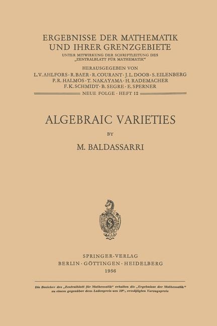 Algebraic Varieties