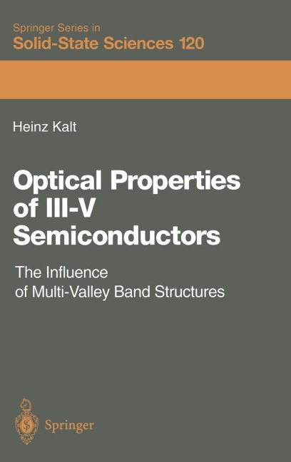 Optical Properties of III-V Semiconductors: The Influence of Multi-Valley Band Structures