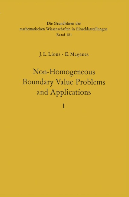 Non-Homogeneous Boundary Value Problems and Applications: Vol. 1