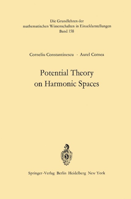 Potential Theory on Harmonic Spaces