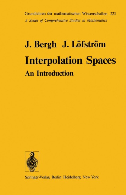 Interpolation Spaces: An Introduction