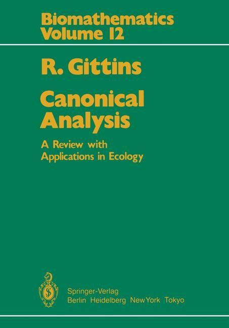 Canonical Analysis: A Review with Applications in Ecology