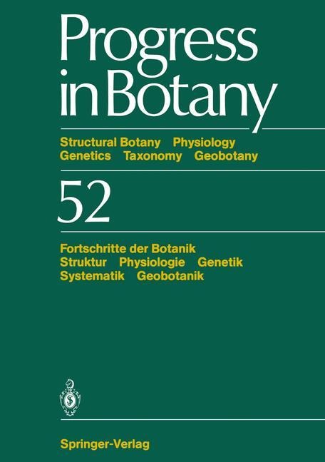 Progress in Botany: Structural Botany Physiology Genetics Taxonomy Geobotany/Fortschritte der Botanik Struktur Physiologie Genetik Systematik Geobotanik