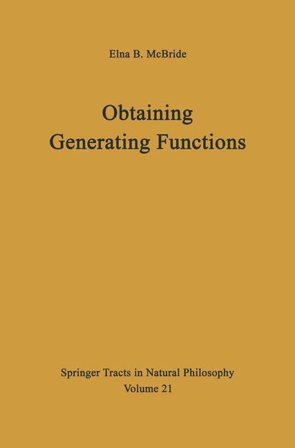 Obtaining Generating Functions