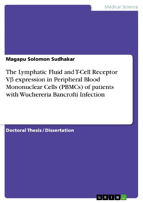The Lymphatic Fluid and T-Cell Receptor V¿ expression in Peripheral Blood Mononuclear Cells (PBMCs) of patients with Wuchereria Bancrofti Infection
