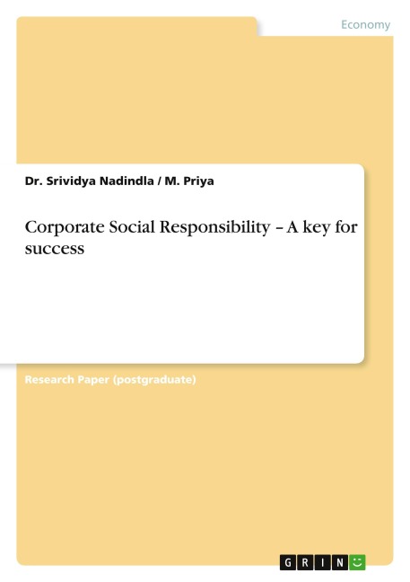 Corporate Social Responsibility - A key for success