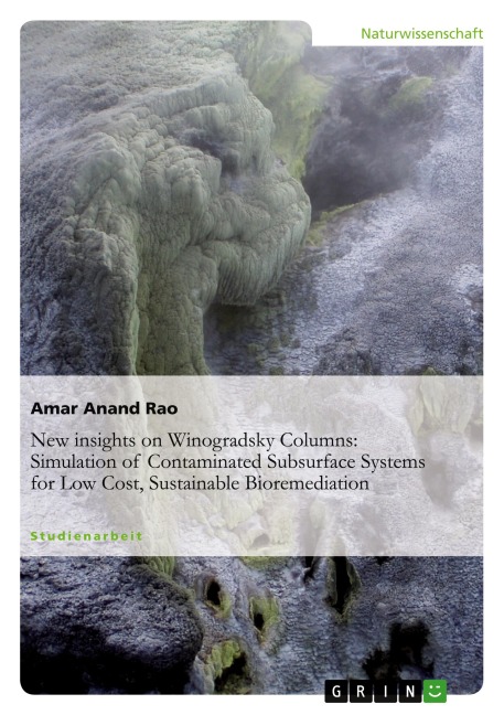 New insights on Winogradsky Columns: Simulation of Contaminated Subsurface Systems for Low Cost, Sustainable Bioremediation