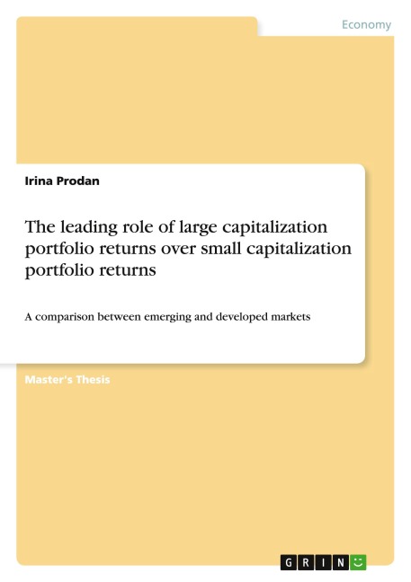 The leading role of large capitalization portfolio returns over small capitalization portfolio returns: A comparison between emerging and developed markets