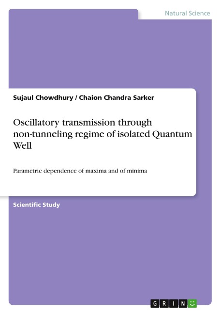 Oscillatory transmission through non-tunneling regime of isolated Quantum Well: Parametric dependence of maxima and of minima