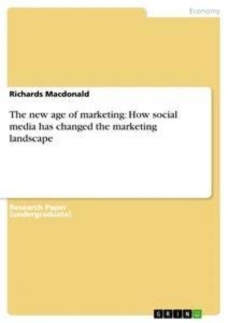 The new age of marketing: How social media has changed the marketing landscape