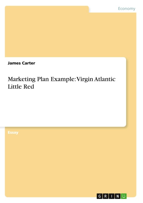 Marketing Plan Example: Virgin Atlantic Little Red