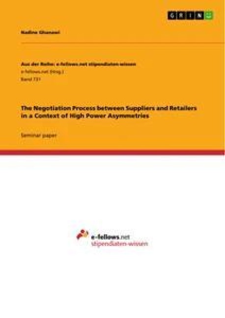 The Negotiation Process between Suppliers and Retailers in a Context of High Power Asymmetries