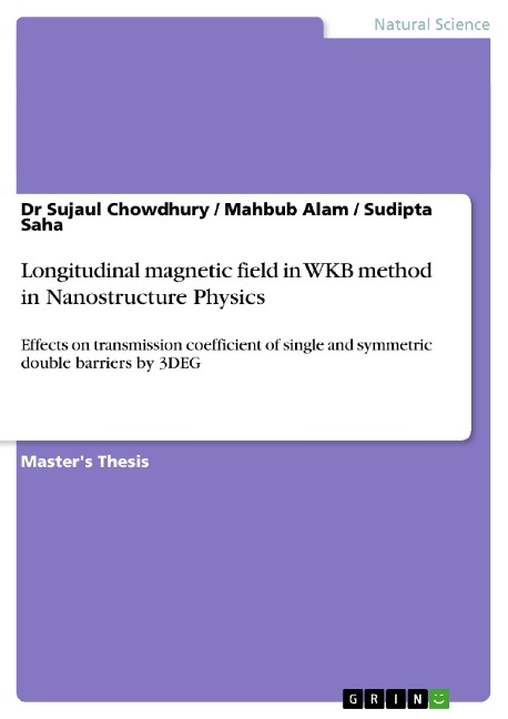 Longitudinal Magnetic Field in WKB Method in Nanostructure Physics: Effects on Transmission Coefficient of Single and Symmetric Double Barriers by 3DEG