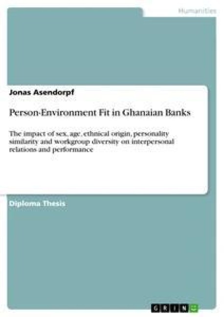Person-Environment Fit in Ghanaian Banks The Impact of Sex, Age, Ethnical Origin, Personality Similarity and Workgroup Diversity on Interpersonal Relations and Performance
