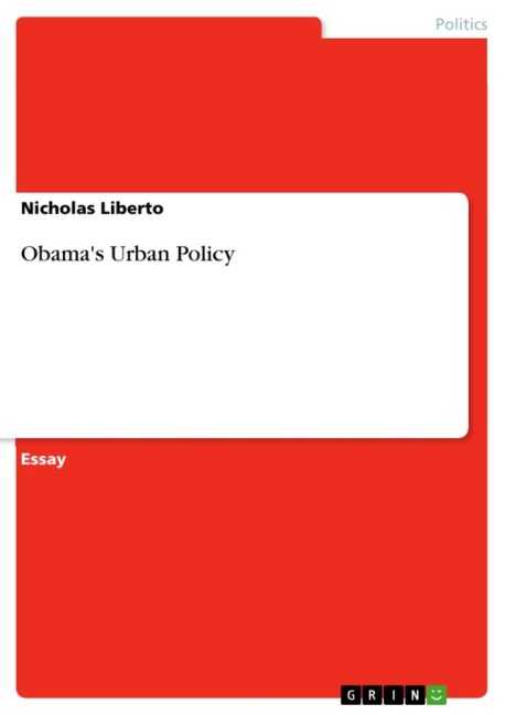 Obamas Urban Policy