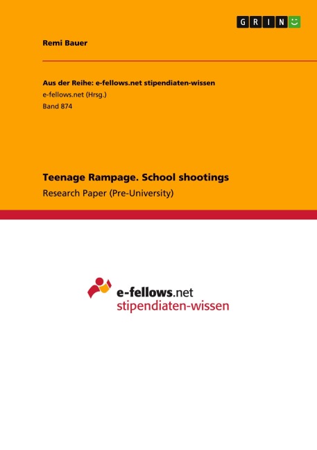 Teenage Rampage. School shootings