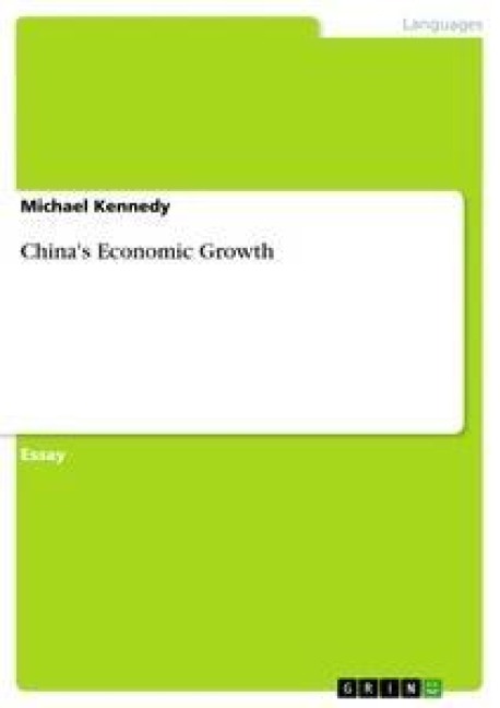 Chinas Economic Growth