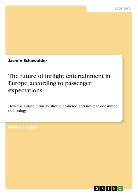 The future of inflight entertainment in Europe, according to passenger expectations: How the airline industry should embrace, and not fear, consumer technology.