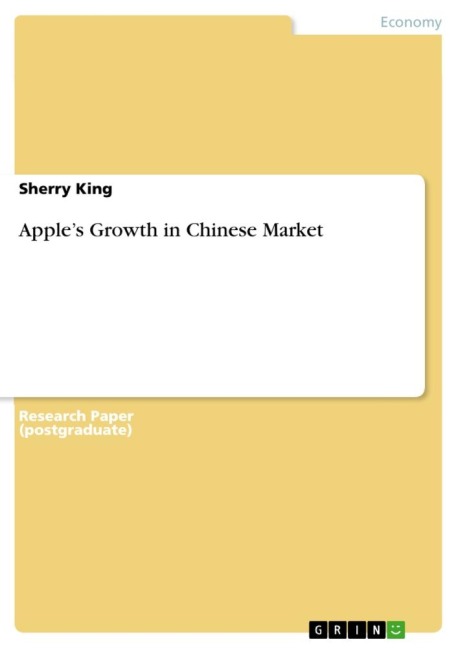 Apples Growth in Chinese Market