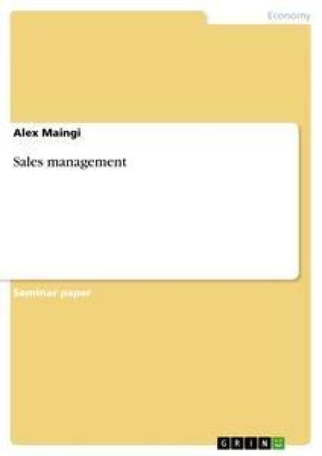 Sales management