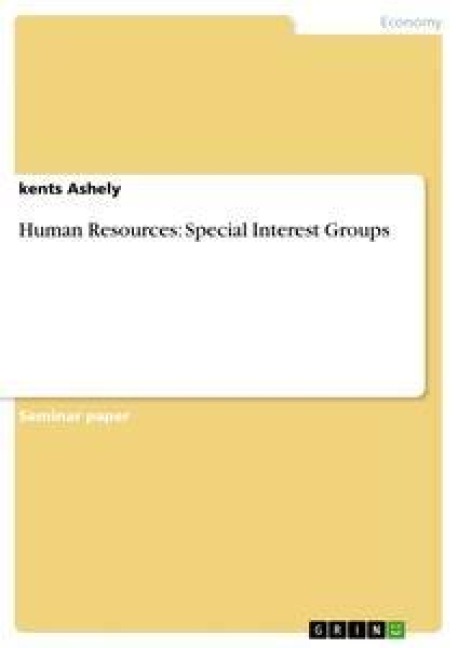 Human Resources: Special Interest Groups