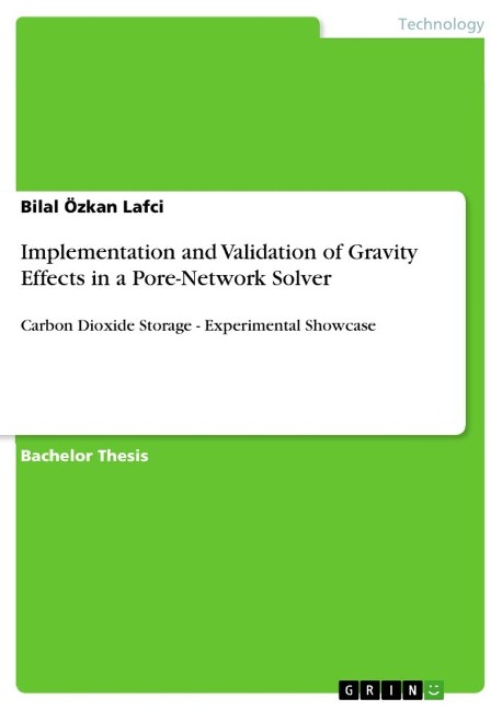 Implementation and Validation of Gravity Effects in a Pore-Network Solver: Carbon Dioxide Storage - Experimental Showcase