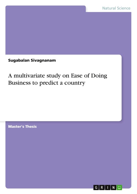 A multivariate study on Ease of Doing Business to predict a country