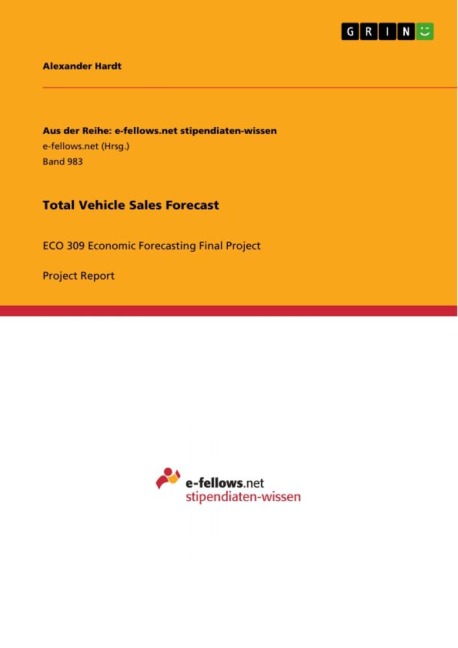 Total Vehicle Sales Forecast: ECO 309 Economic Forecasting Final Project