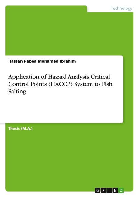 Application of Hazard Analysis Critical Control Points (HACCP) System to Fish Salting