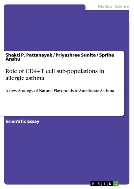 Role of CD4+T cell sub-populations in allergic asthma: A new Strategy of Natural Flavonoids to Ameliorate Asthma