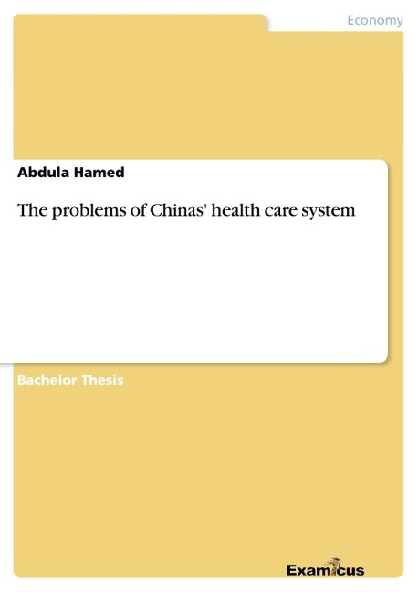 The problems of Chinas health care system