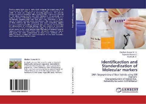 Identificaction and Standerdization of Molecular markers: DNA fingerprinting of Rice Hybrids using SSR markers Characterization of hybrid rice, Reliability between GOT&Marker