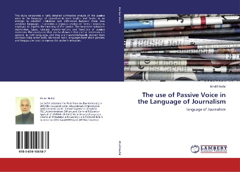The use of Passive Voice in the Language of Journalism: language of Journalism