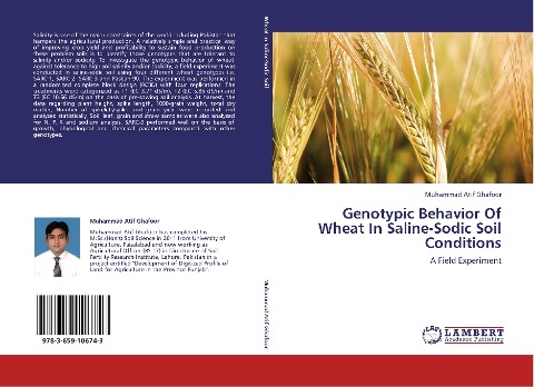 Genotypic Behavior Of Wheat In Saline-Sodic Soil Conditions: A Field Experiment