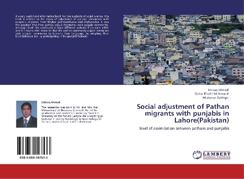 Social adjustment of Pathan migrants with punjabis in Lahore(Pakistan): level of assimilation between pathans and punjabis
