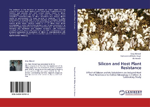 Silicon and Host Plant Resistance: Effect of Silicon and its Solubilizers on Induced Host Plant Resistance to Cotton Mealybug in Cotton: A Laboratory Study