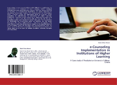 e-Counseling Implementation in Institutions of Higher Learning: A Case study of Presbyterian University College, Ghana