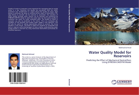 Water Quality Model for Reservoirs: Predicting the Effect of Mechanical Destratifiers Using DYRESM-CAEDYM Model